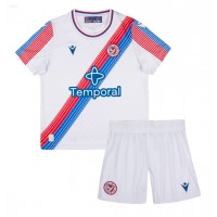 Stroje piłkarskie Crystal Palace Koszulka Podstawowej dla dzieci 2026-27 Krótki Rękaw (+ szorty)
